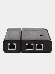 Черный тестер сетевого LAN интернет кабеля RJ45 и телефонного кабеля RJ11