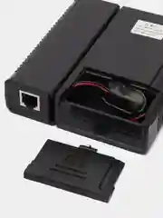Черный тестер сетевого LAN интернет кабеля RJ45 и телефонного кабеля RJ11