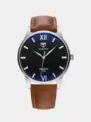 Серебряный мужские часы Yazole 318 в подарочной коробке-шкатулке