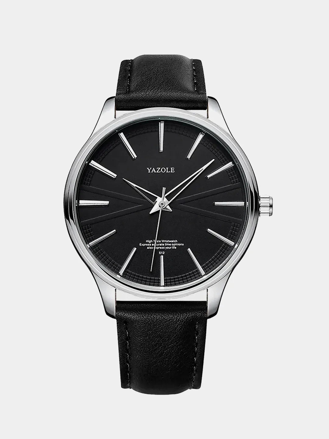Серый мужские часы Yazole 512, в подарочной коробке-шкатулке