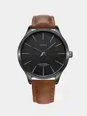 Серый меланж мужские часы Yazole 512, в подарочной коробке-шкатулке