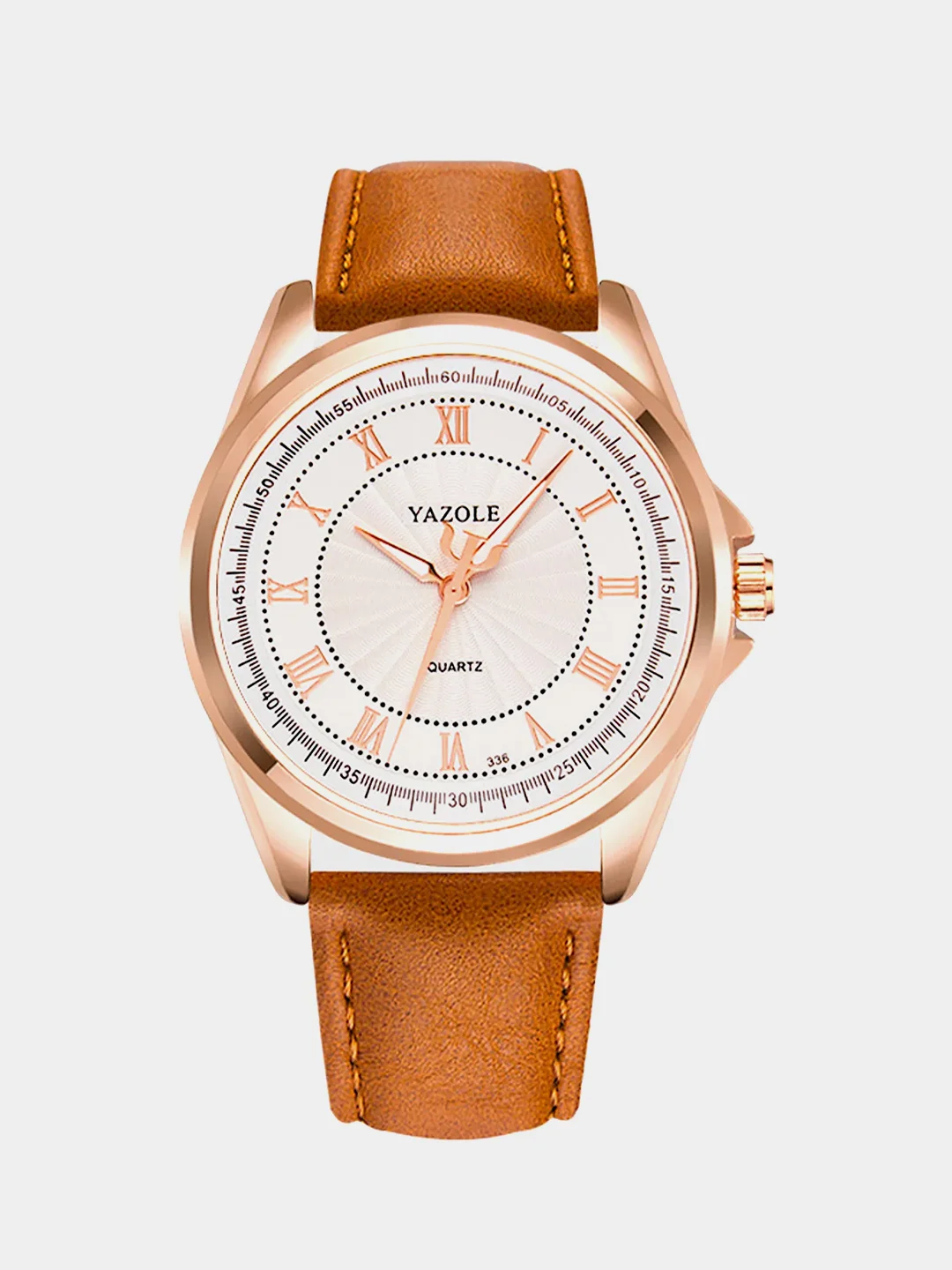Серебряный мужские часы Yazole 336