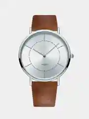 Серебряный мужские часы Yazole 508 в подарочной коробке-шкатулке
