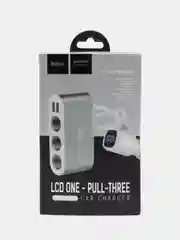 Разветвитель Hoco Z13 LCD на 3 прикуривателя + 2 USB