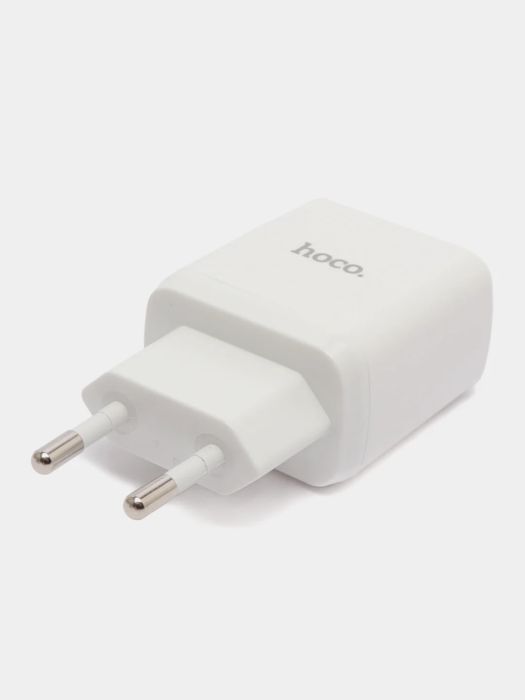 Белый сетевое зарядное устройство Hoco N5 + Type-C to Lightning Быстрая зарядка QC3.0 PD 20W