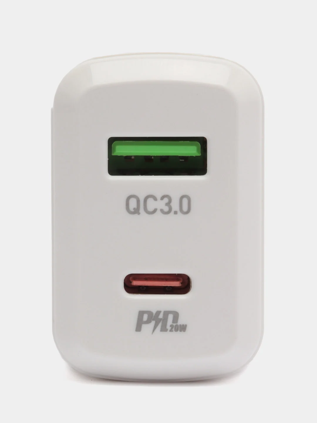 Белый сетевое зарядное устройство Hoco N5 + Type-C to Type-C Быстрая зарядка QC3.0 PD 20W