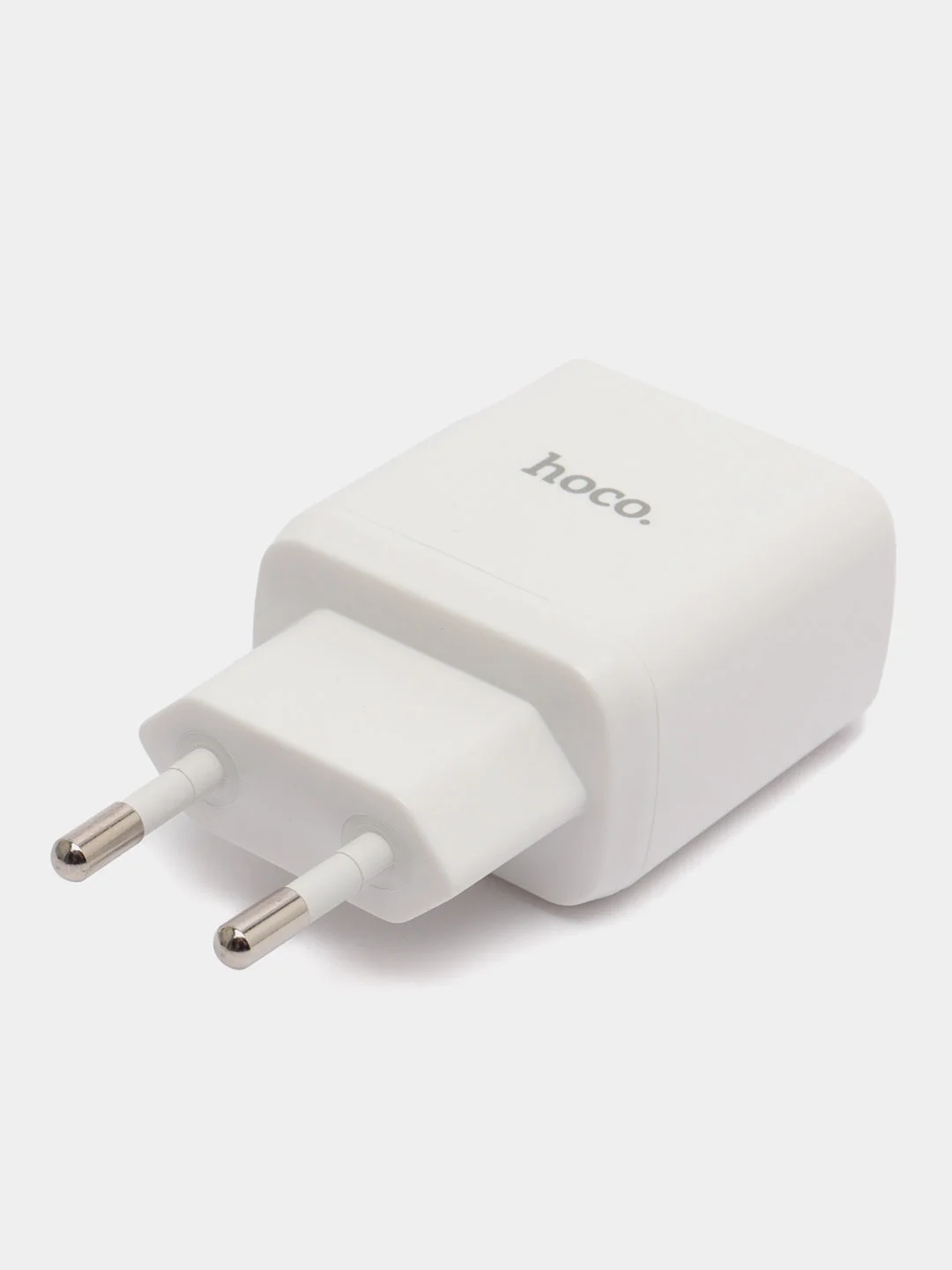 Белый сетевое зарядное устройство Hoco N5 + Type-C to Type-C Быстрая зарядка QC3.0 PD 20W