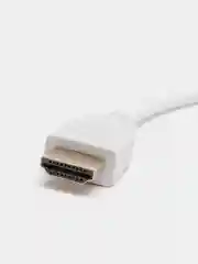 Белый адаптер Конвертер HDMI to VGA + AUX кабель