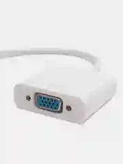 Белый адаптер Конвертер HDMI to VGA + AUX кабель