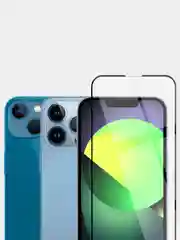 Прозрачный защитное стекло BROSCORP для iPhone 13, 13 Pro, 14 с олеофобным покрытием закаленное