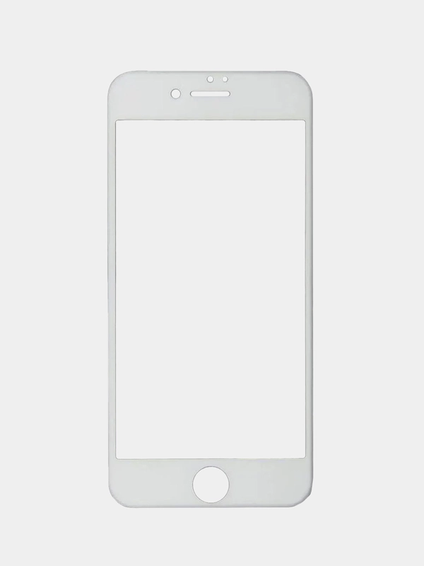 Защитное стекло 9D для iPhone 6 Plus 6S Plus Черное и белое