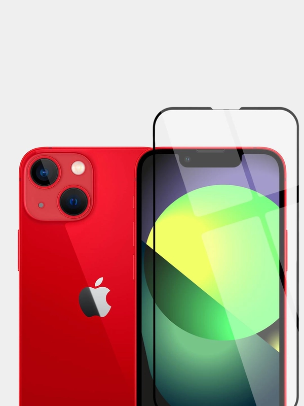 Защитное стекло BROSCORP для Apple iPhone 13 mini с олеофобным покрытием закаленное