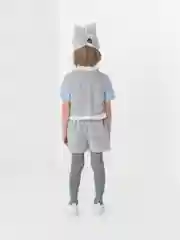 Карнавальный костюм "Зайчик" серый, 3-5 лет, рост 104-116 см