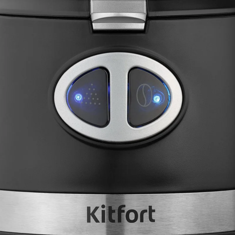 Кофеварка капельного типа Kitfort КТ-796, 800Вт, 420мл, кофемолка, термокружка