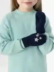 Черный варежки детские
