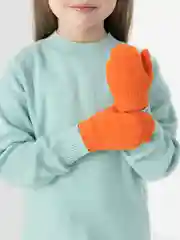Оранжевый варежки детские