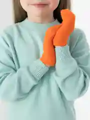 Оранжевый варежки детские