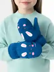 Лазурный детские варежки