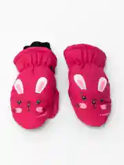 Пастельно-коралловый детские варежки