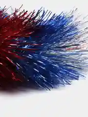 Алый мишура новогодняя, 2 метра, d 8,5