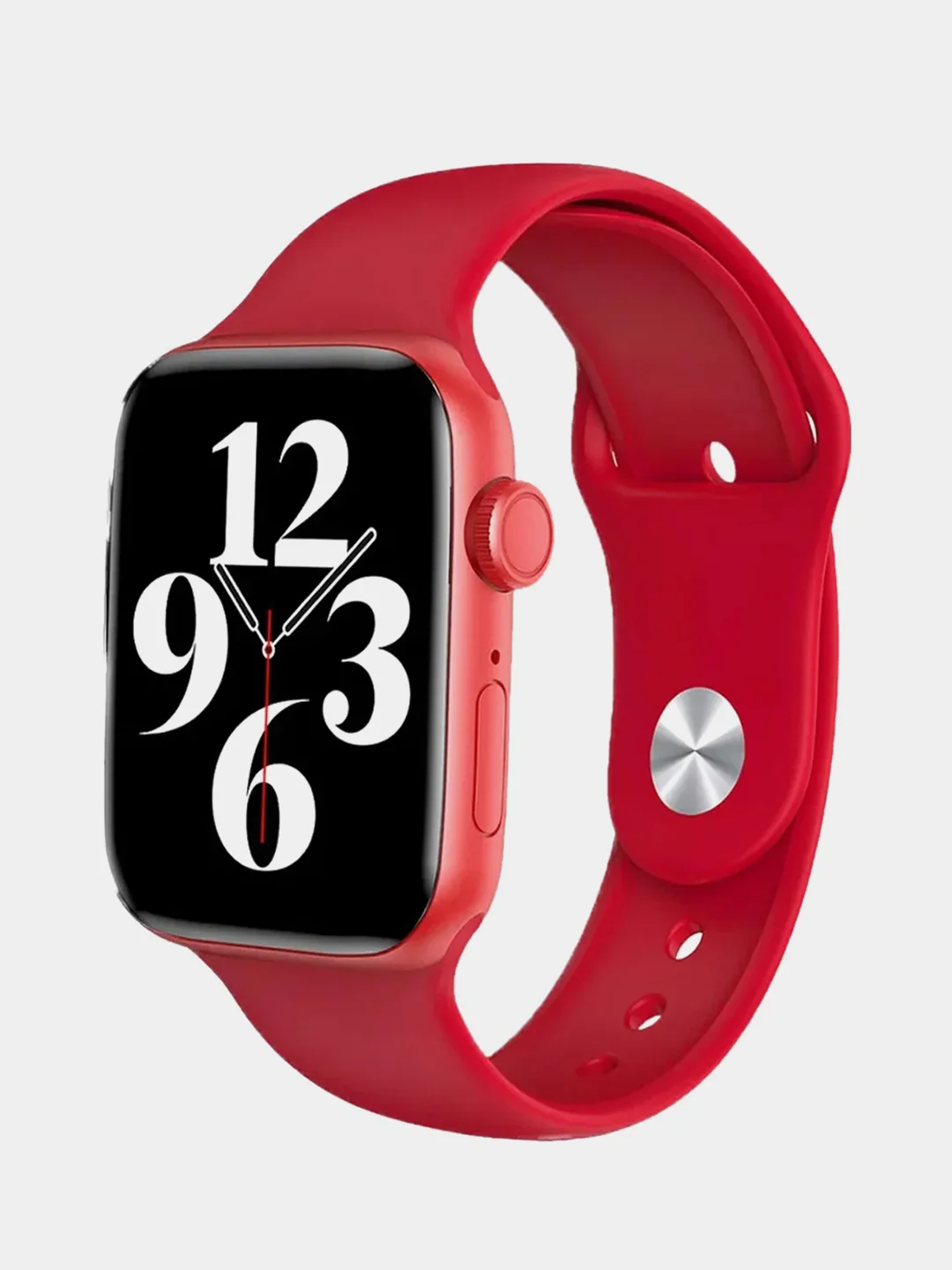 Красный умные смарт фитнес часы Smart Watch DT No.1, 45mm