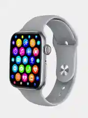Серебряный умные смарт фитнес часы Smart Watch DT No.1, 45mm