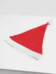 Карнавальный новогодний красный колпак 2шт шапка Деда Мороза для праздника в новый год