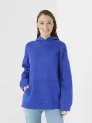Синий худи женское, с капюшоном, оверсайз, утеплённые, для девушек