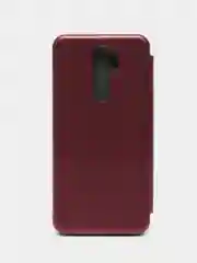 Пурпурный чехол книжка на Xiaomi Redmi Note 8 Pro (Сяоми Редми Нот 8 Про)