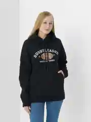 Черный худи женское, с капюшоном, утепленное