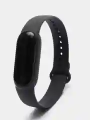 Силиконовый ремешок для Xiaomi Mi Band 2/Band 3/Band 4/Band 5/Band 8, чёрный