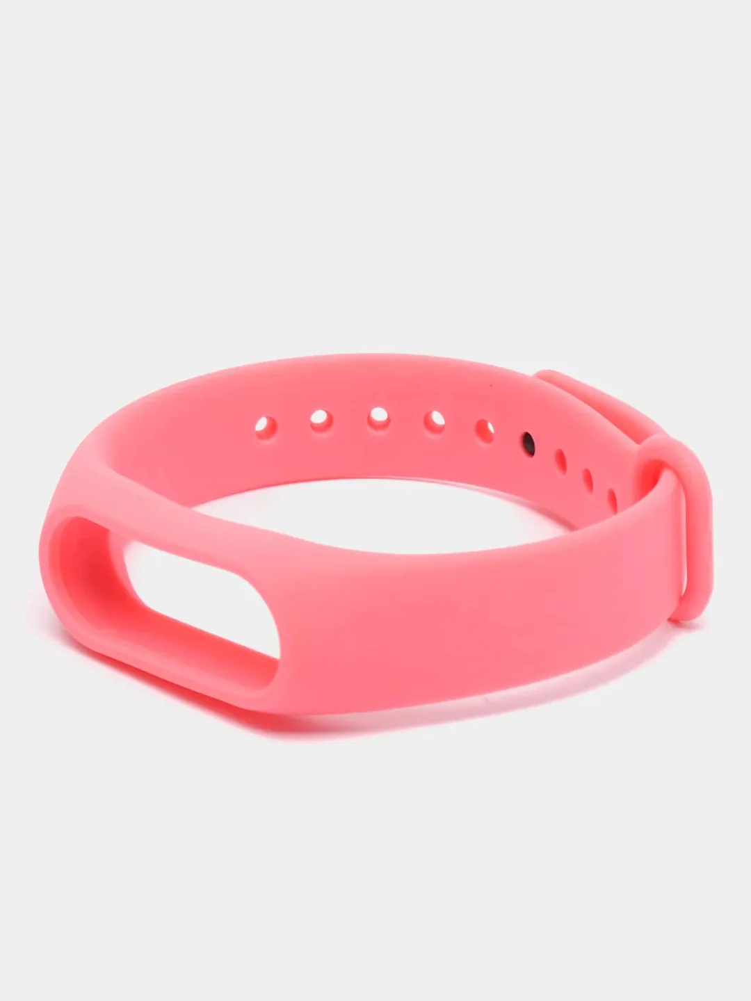 Кораллово-розовый силиконовый ремешок Xiaomi Mi Band 2