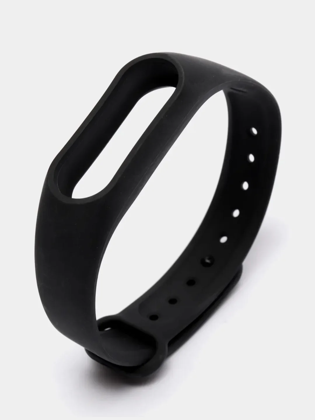Черный силиконовый ремешок Xiaomi Mi Band 2
