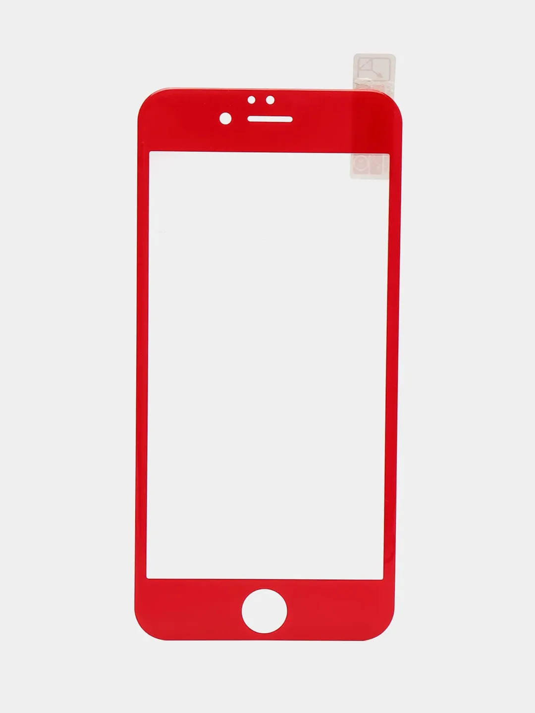 Красный защитное стекло c силиконовыми краями IPHONE 6