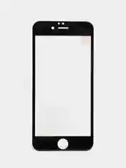 Черный защитное  стекло c силиконовыми краями  IPHONE 6