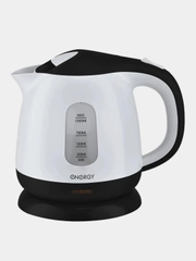 Чайник ENERGY E-275, 1100Вт, 1л, пластик, бело-черный