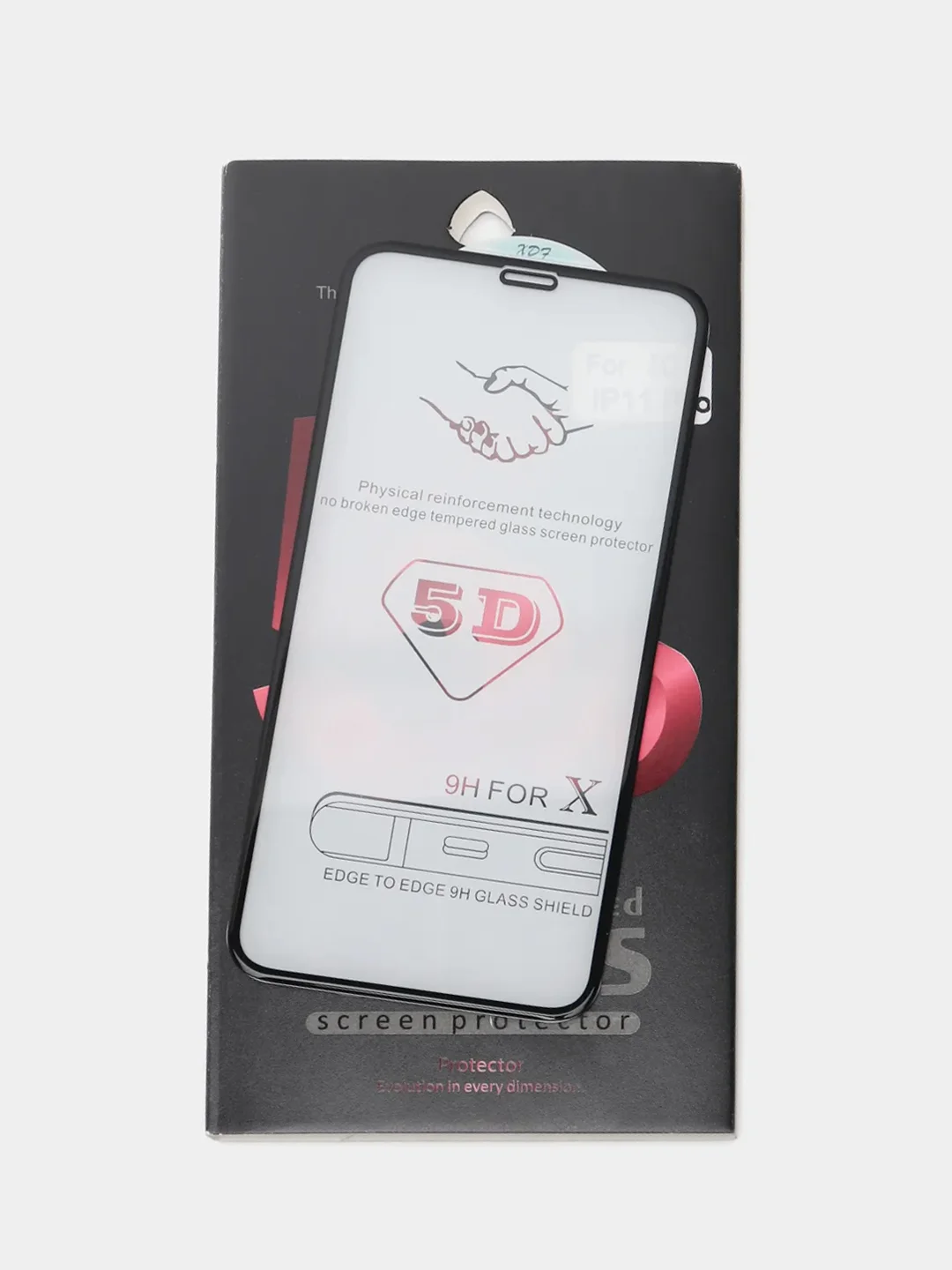 Белый защитное стекло на iphone