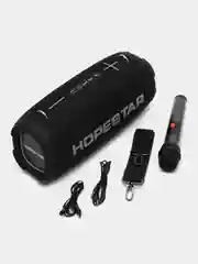 Черный портативная акустика Hopestar A6Max 80W с микрофоном