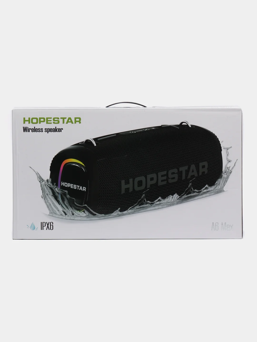 Черный портативная акустика Hopestar A6Max 80W с микрофоном
