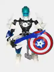 Белый робот-трансформер Police Legend