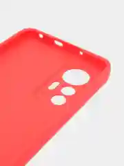 Красный чехол силиконовый Xiaomi 12 Lite (Сяоми 12 Лайт), матовый