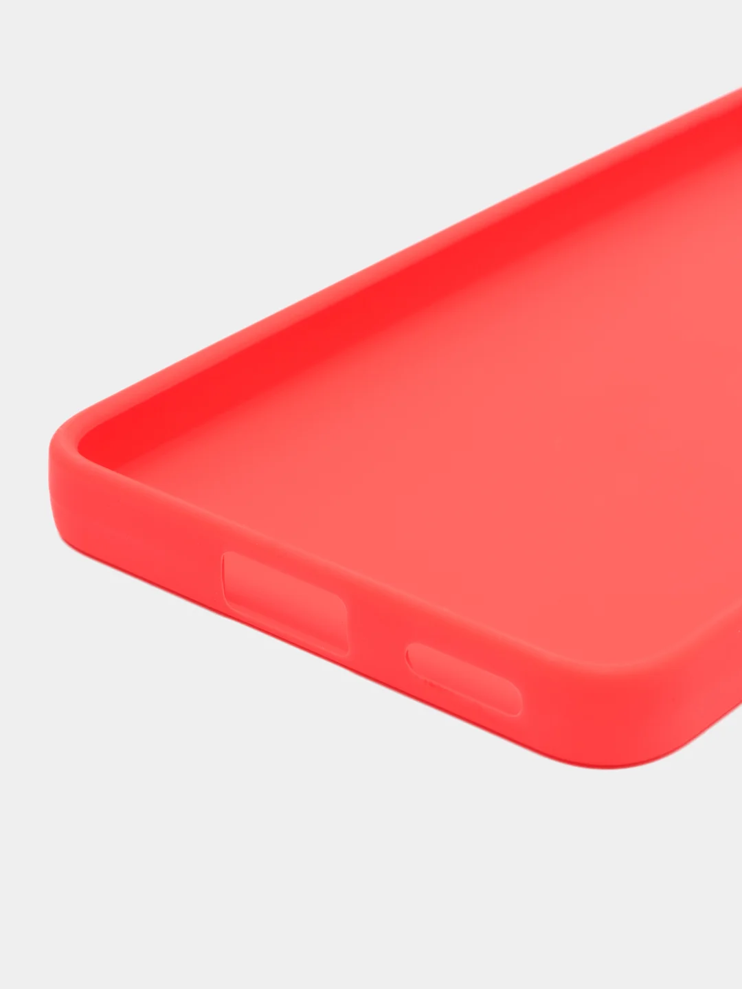 Красный чехол силиконовый Xiaomi 12 Lite (Сяоми 12 Лайт), матовый