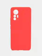 Красный чехол силиконовый Xiaomi 12 Lite (Сяоми 12 Лайт), матовый