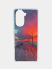 Рыжий чехол для Huawei nova 10, Хуавей нова 10 с рисунком