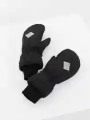 Черный варежки женские, краги, теплые, непромокаемые