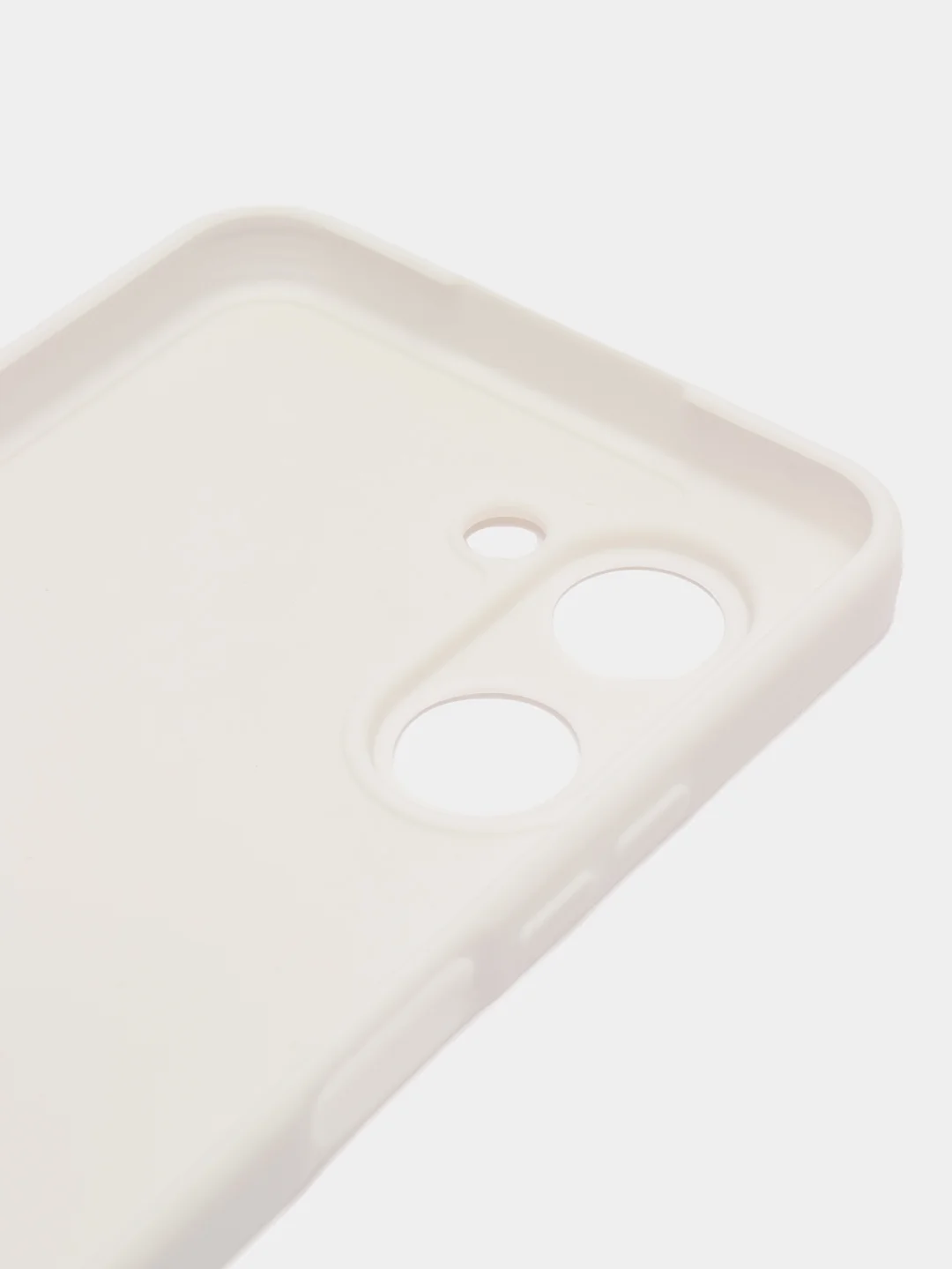 Белый чехол для Realme C33 (Реалми С33), прозрачный