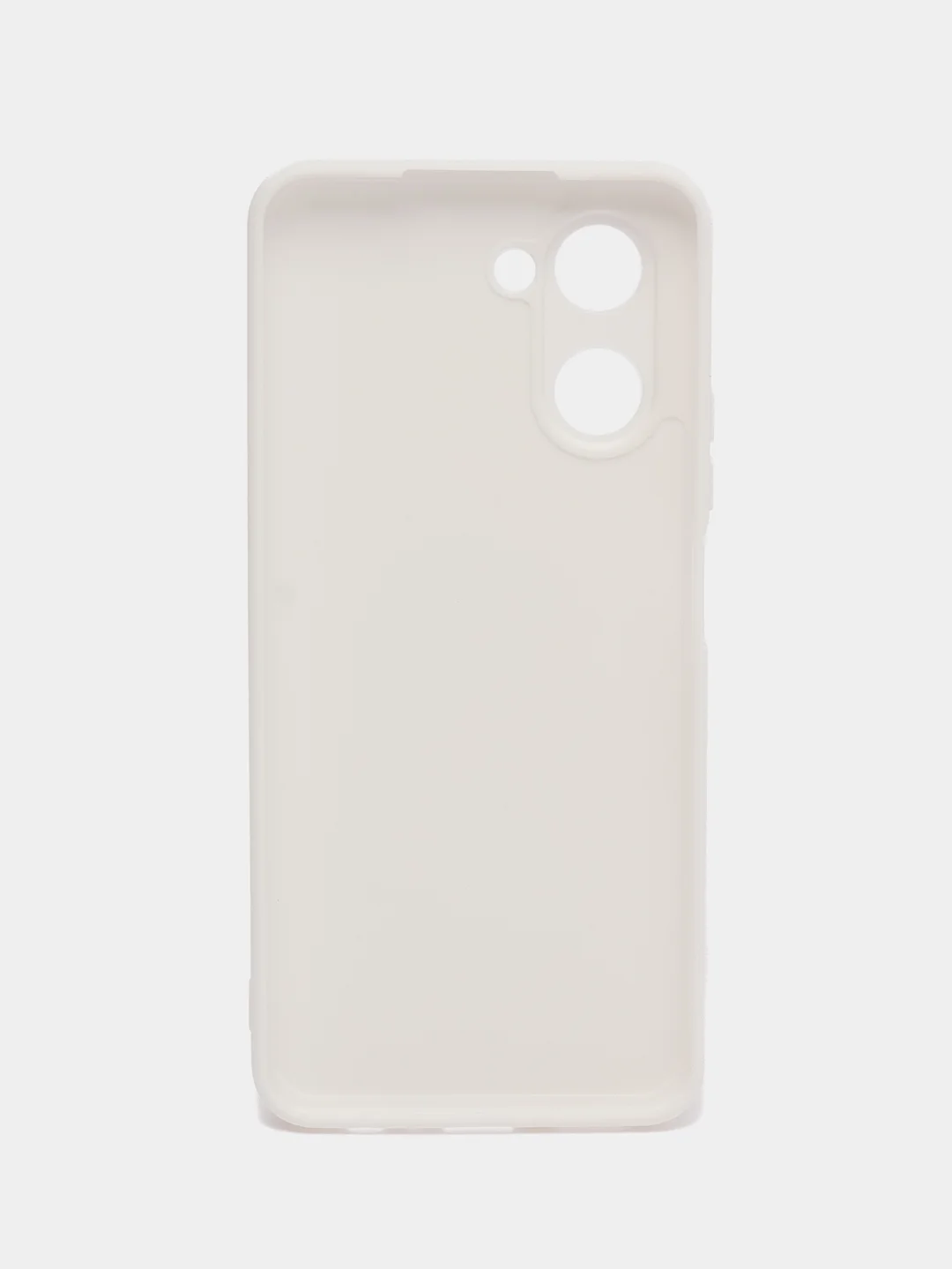 Белый чехол для Realme C33 (Реалми С33), прозрачный