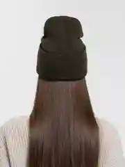 Угольный шапка-бини унисекс