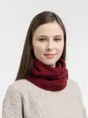 Бордовый снуд Toprock, унисекс, флисовый, 20 расцветок