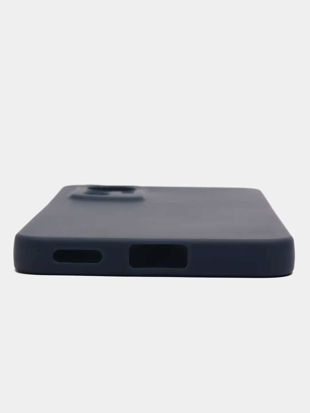 Темно-синий чехол силиконовый Xiaomi 12 Lite (Сяоми 12 Лайт), матовый